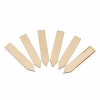 WOODEN PLANT LABELS 4IN 25 PACK