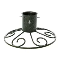 XMAS TREE STAND SLEIGH BASE GREEN 4IN