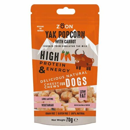 Yak Popcorn with Carrot - 70g